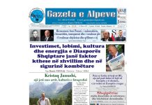 Faqja e parë e “Gazeta e Alpeve”, Nr. 113, dt. 1-16 dhjetor 2025